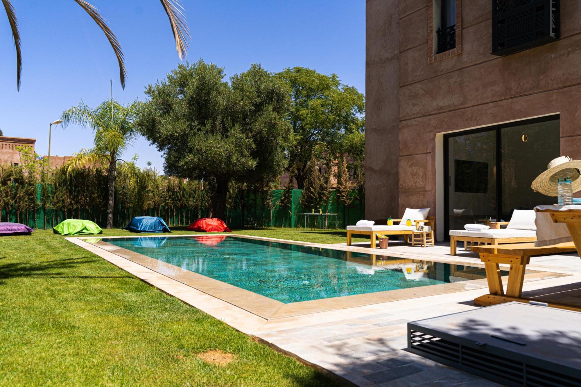 Villa Oasis Private Pool Secure Complex Marrakesh Buitenkant foto