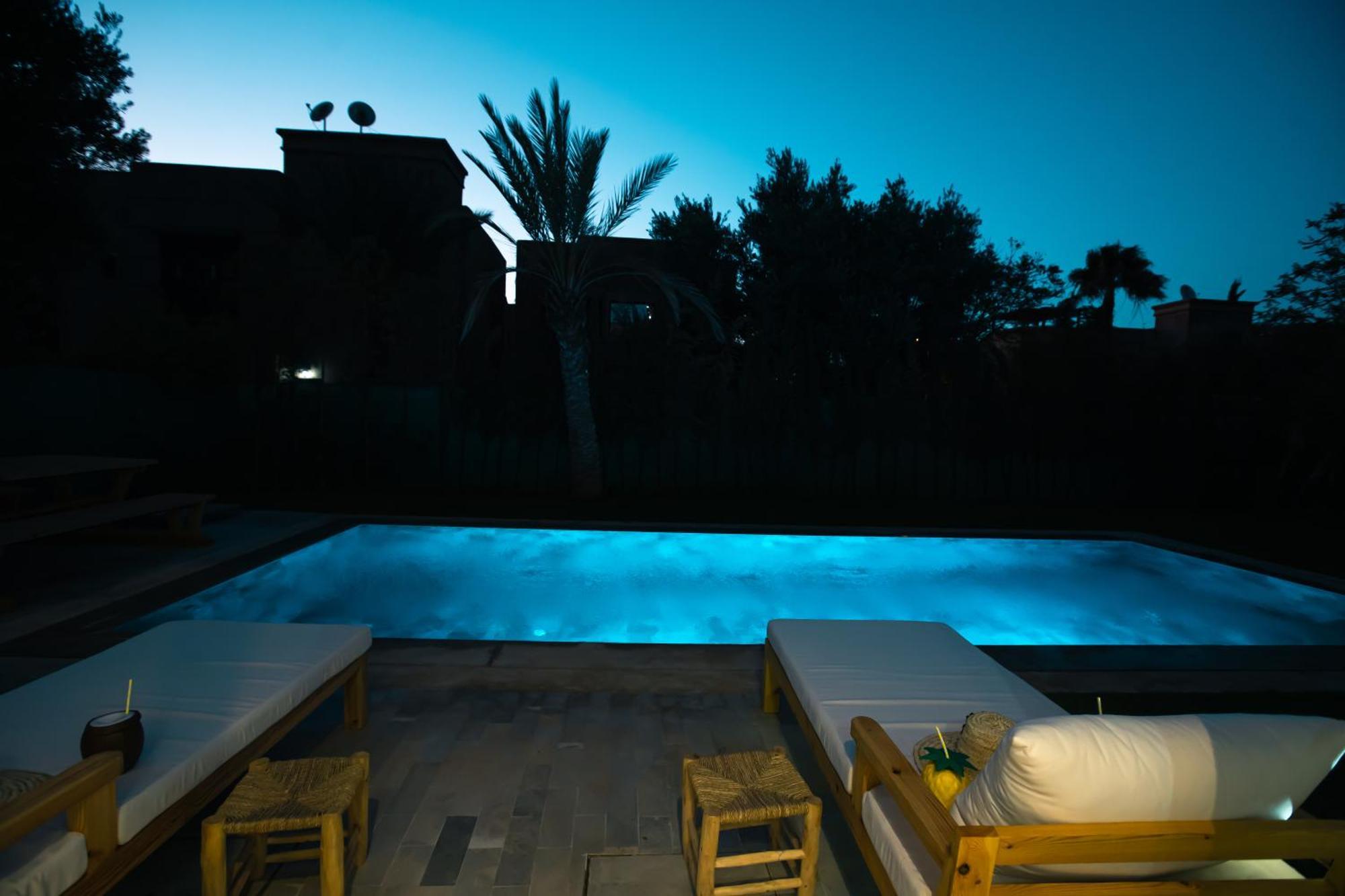 Villa Oasis Private Pool Secure Complex Marrakesh Buitenkant foto